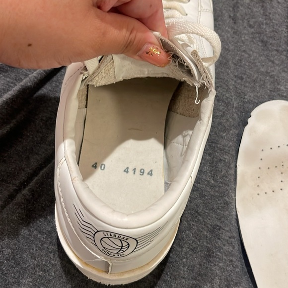 Golden Goose White Leather Sneakers - Picture 17 of 17